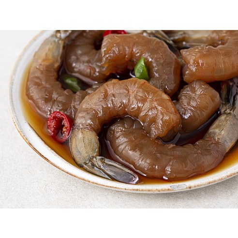 손질 없이 즐기는 밥도둑, 초록햇살 간장 깐 새우장으로 간편하게 맛있는 한 끼!