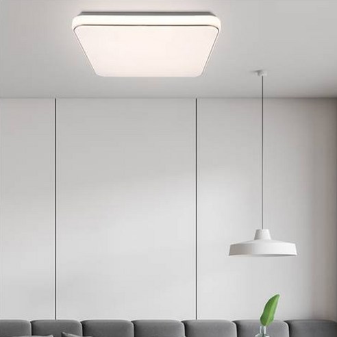 원하 삼성칩 라인 로즈골드씬 삼색변환 LED 방등 75W + 리모컨, 화이트