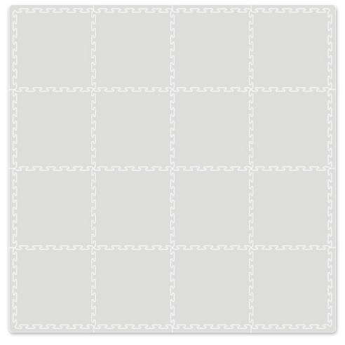 맘편한 오리지널 매트 50 x 50 x 2.5 cm, 페일 스톤, 16개