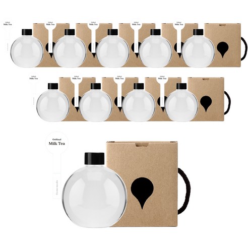 더치볼250 페트병 패키지 스티커 박스 포함 38, 250ml, 10세트