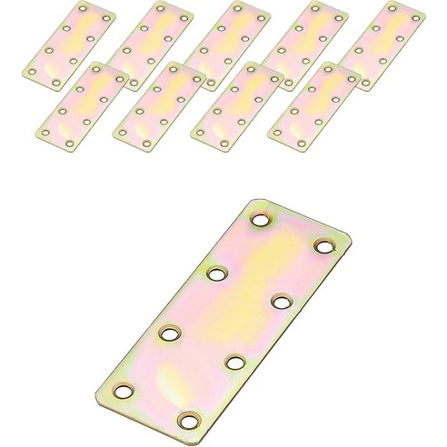 브라켓 책상 부속품 40 x 100 x 1.6 mm, 10개