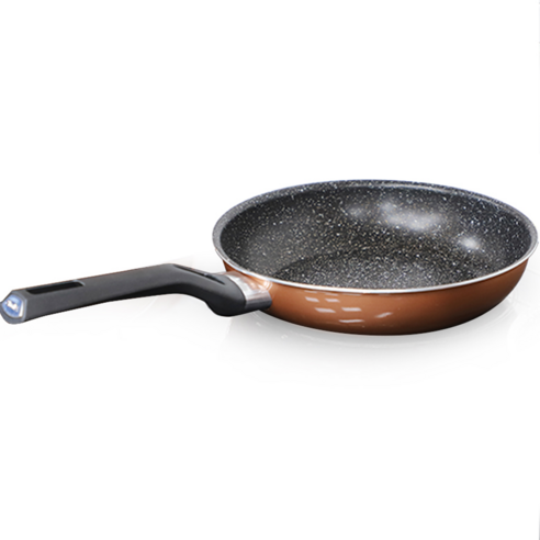 킴스쿡 이지쿡 플러스 가스레인지용 프라이팬 골드, 1개, 28cm