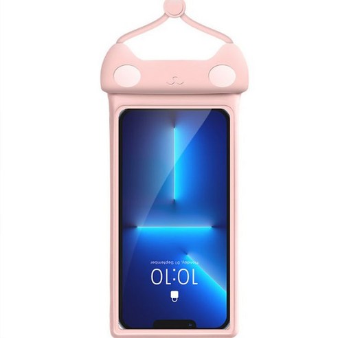 라젠다 고양이 포인트 방수팩, 핑크, 1개