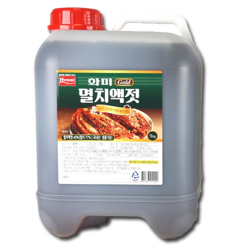 화미 멸치액젓, 9kg, 1개