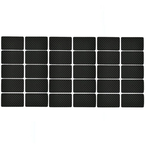 다해유 다용도로 붙이는패드 사각4호 5P, 검정, 30개