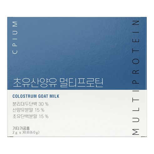 씨피움 초유산양유 멀티프로틴 스틱 단백질 30p, 1개, 60g
