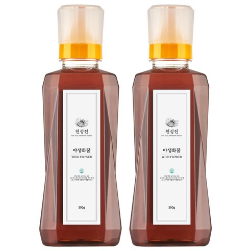 천성진꿀 야생 잡화꿀, 500g, 2개