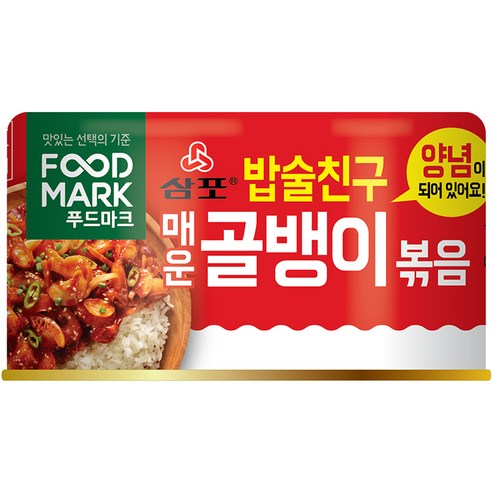 대상 푸드마크 밥술친구 매운 골뱅이, 120g, 6개 Best Top5