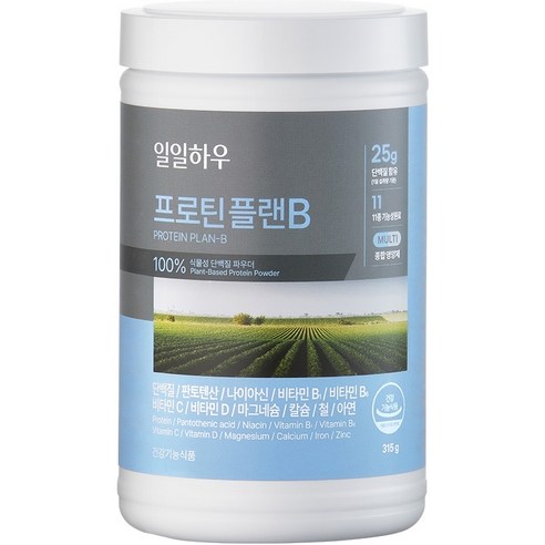 일일하우 프로틴 플랜B 파우더, 315g, 1개