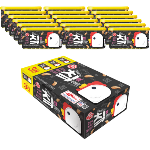 오뚜기 칰햄 블랙페퍼 3p, 600g, 6개