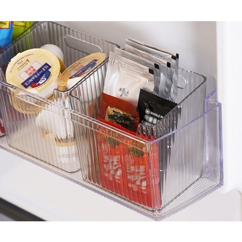 냉장고 도어 포켓 정리함으로 냉장고를 정리하고 편리한 주방 생활을!