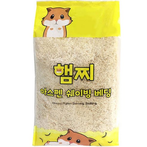 햄찌 아스펜 쉐이빙 햄스터 베딩, 1개, 10L 
소동물/가축용품