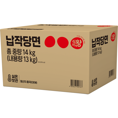 식자재왕 납작당면, 14kg, 1개