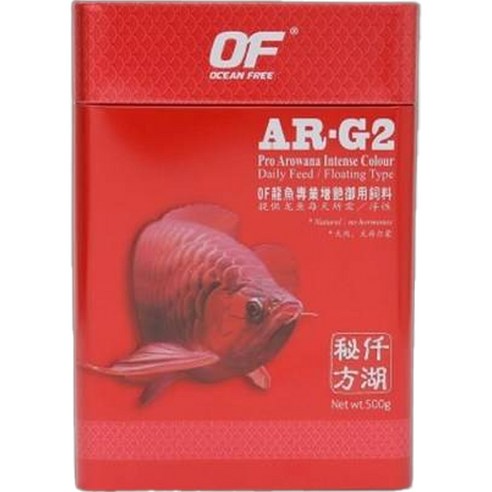 OF프로 아로와나 AR 사료, 500g, 1개