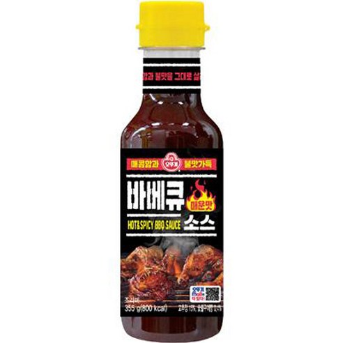 오뚜기 바베큐소스 매운맛, 355g, 1개 스페어 Best Top5