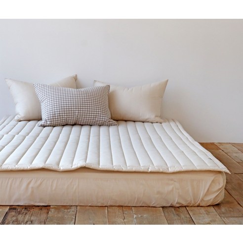 포근함이 일상으로, 누블 데일리 60수 아사 순면 침대 패드