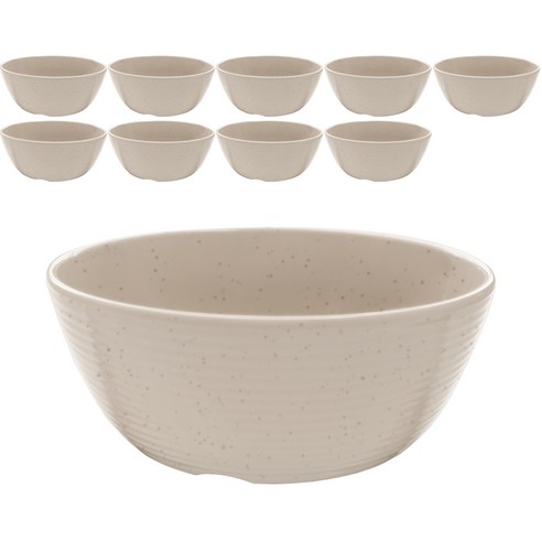 국산 로야 멜라민 특대접 13.6cm, 마블, 10개