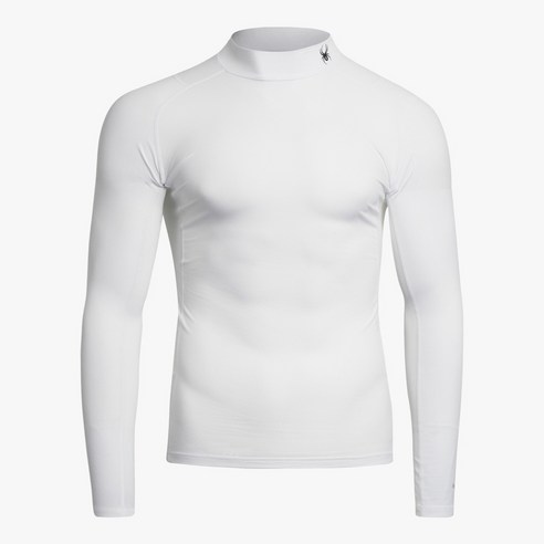 스파이더 남성용 베이스볼 프로웹 하이넥 베이스 레이어 티셔츠