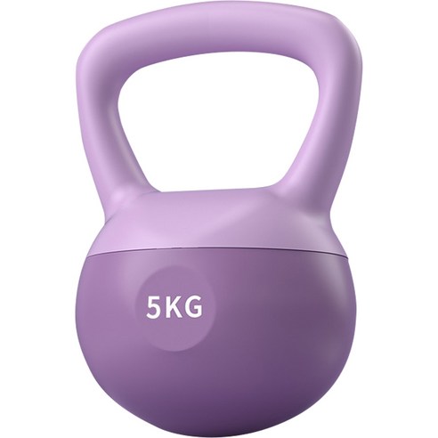 로이윙 소프트 말랑말랑 케틀벨, 퍼플, 5kg, 1개