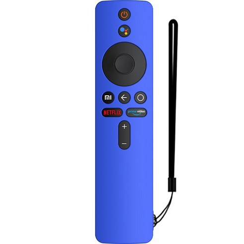 GRAYCO 샤오미 TV 스틱 4K 컬러 풀커버 리모컨 케이스 + 손목 스트랩 BLUE