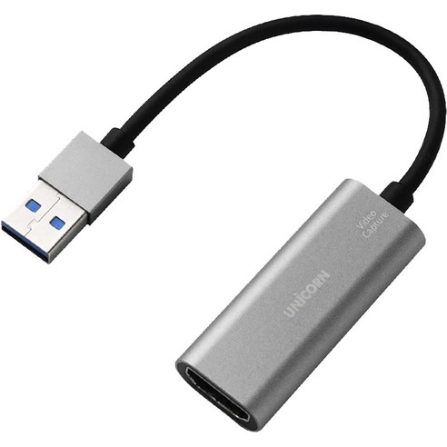 유니콘 4K 60Hz USB HDMI 영상녹화 스트리밍캡쳐 비디오 캡쳐보드, VC-100A