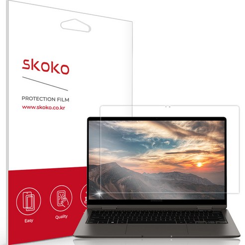 스코코 하이브리드 노트북 액정보호필름 세트, 1세트