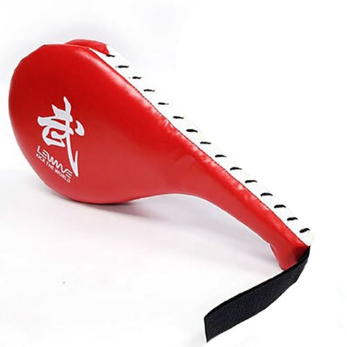 유니원마켓 스파링 더블 패드 발차기 미트, 레드, 1개