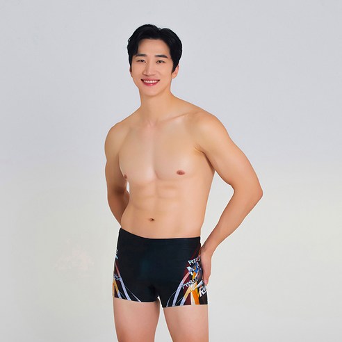 랠리 남성용 일반 사각 실내 수영복 NSMQ483