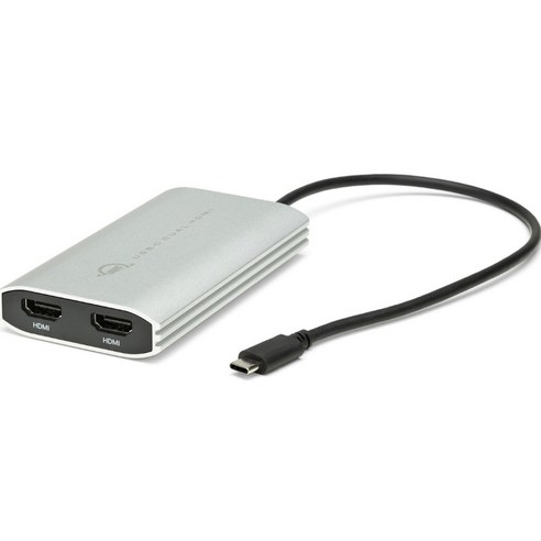 OWC USB-C 듀얼 HDMI 4K 디스플레이 어댑터 60Hz