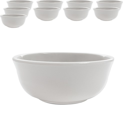 국산 로야 멜라민 볼 키즈볼 12cm, 크림, 10개