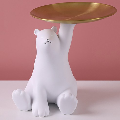 북극곰 인테리어 장식품, 혼합색상