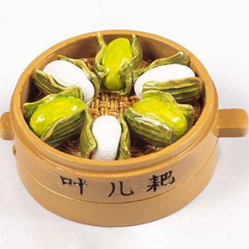 리빙모아 사천요리 모양 자석 잎사귀 밥, 혼합색상
