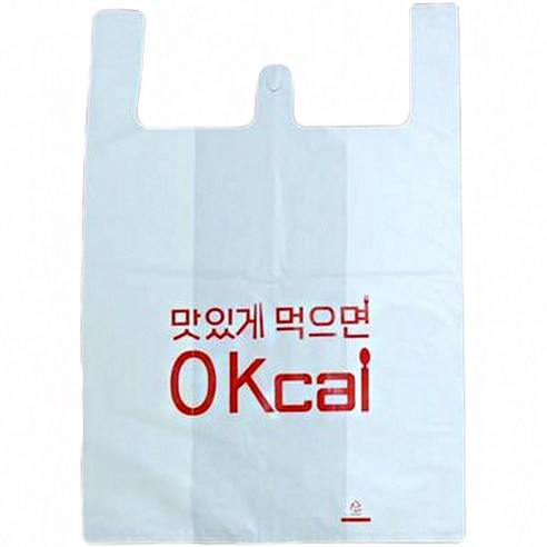 그린팩코리아 맛있게 먹으면 0칼로리 배달봉투 소, 1개입, 1000개