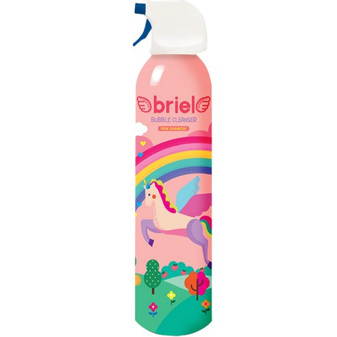 디보트브리엘 유아용 핑크 레인보우 버블 클렌저 누들타입 복숭아향, 200ml, 1개
