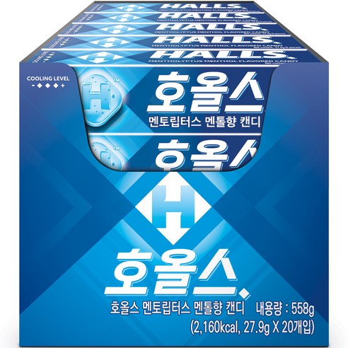 호올스 스틱 멘토립터스, 27.9g, 20개 용각산복숭아