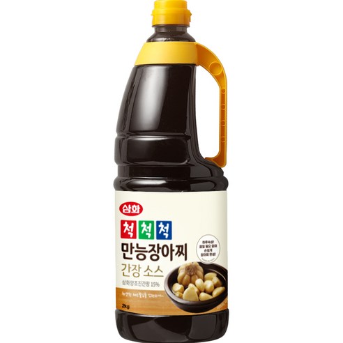 삼화 척척척 만능장아찌 간장소스, 2kg, 2개