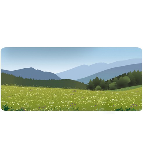 라이프스윗 감성 풍경화 노트북 키보드 마우스 장패드, 09