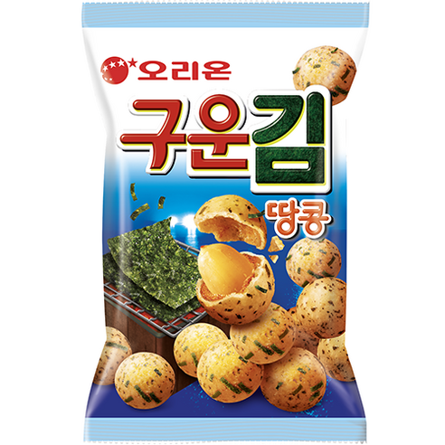 오리온 구운김 땅콩, 186g, 1개