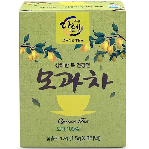 다예 모과차 8p, 1.5g, 8개입, 1개