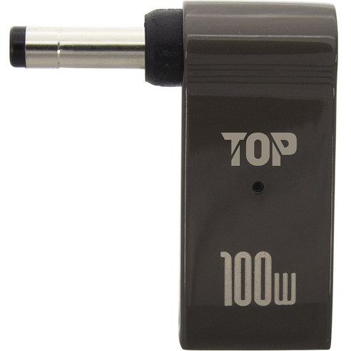   솔탑 USB C타입 DC변환 노트북 충전 젠더 100W 4 x 1.7 mm, SOLTOP-1359