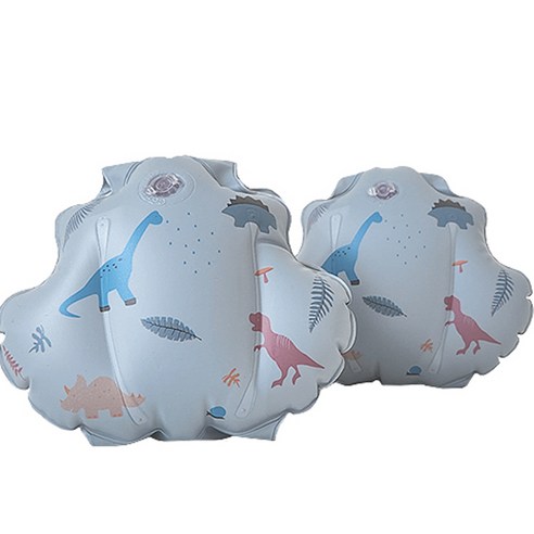 수영 암링  다다랜드 감성 암튜브, 블루 공룡, 2개