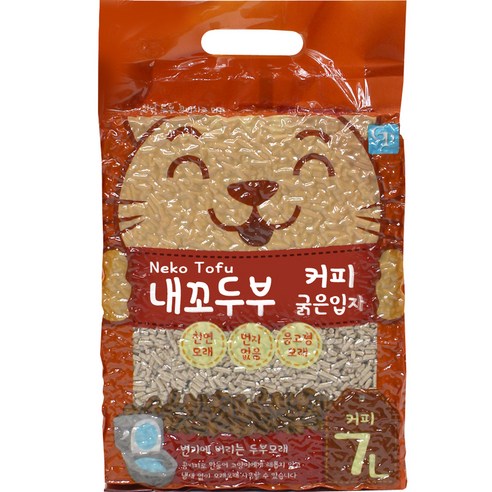 내꼬두부 응고형 고양이 모래, 7L, 1개, 커피향