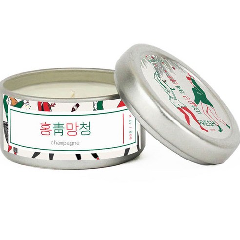프레쉬 소이 캔들 향초 스몰 60g, Champagne  홍청망청 샴페인, 1개