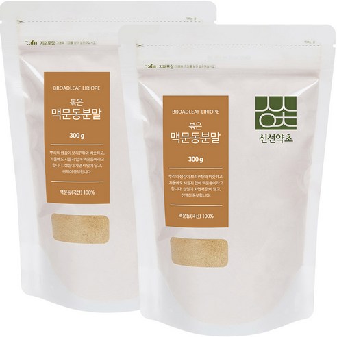 신선약초 볶은 맥문동분말, 2개, 300g