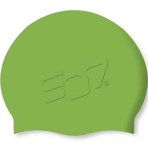 SD7 양각 실리콘 수모, 올리브그린, 1개