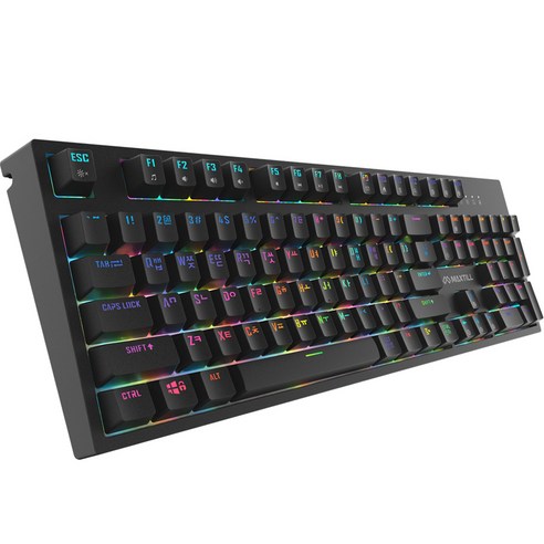 키보드  맥스틸 게이트론 RGB 광축 기계식 키보드, 일반형, 블랙, GM-G770K PRO