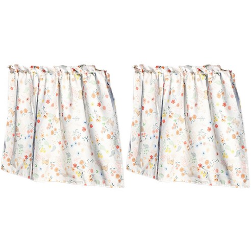 미카엘그라운드 차량용 캐릭터 패턴 햇빛 가리개 50 x 70 cm, 토끼꽃밭, 2개