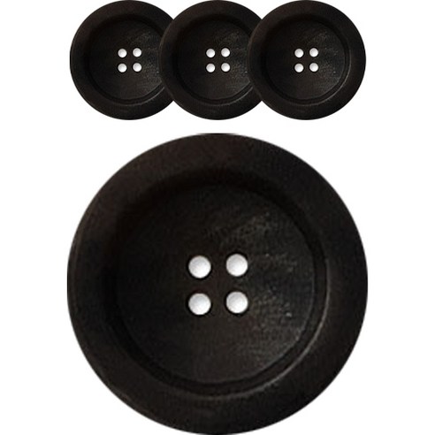 동대문단추왕 고급 무광 코트 가디건 큰 사이즈 단추 30mm, DBR텔미, 4개