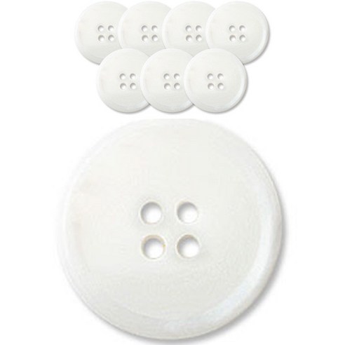 동대문단추왕 고급 무광 코트 가디건 단추 18mm, 메시아WT, 8개