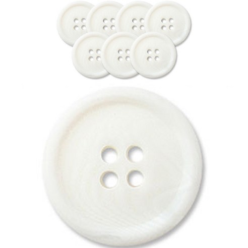 동대문단추왕 고급 무광 코트 가디건 단추 18mm, 콥스WT, 8개